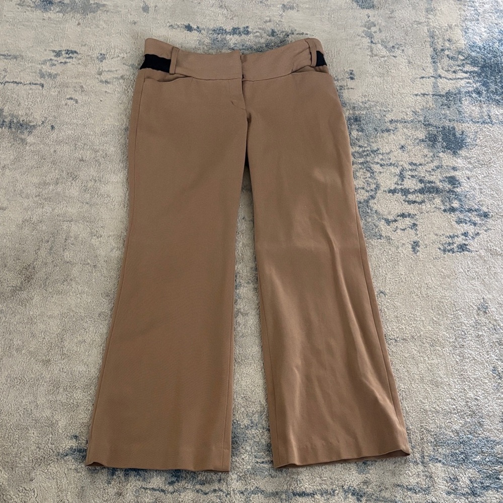 Express Tan Boot Cut Pants